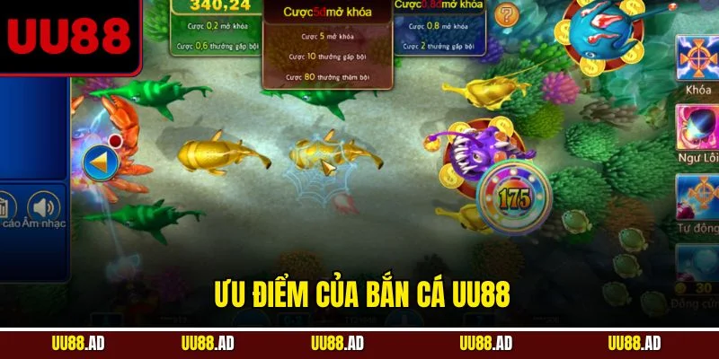 Ưu điểm của bắn cá UU88